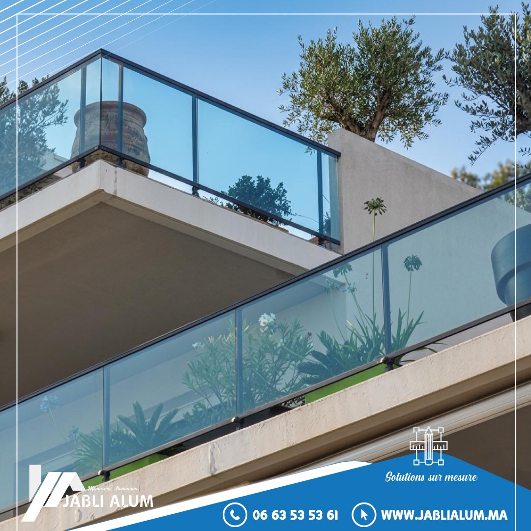 Garde-corps aluminium sur mesure